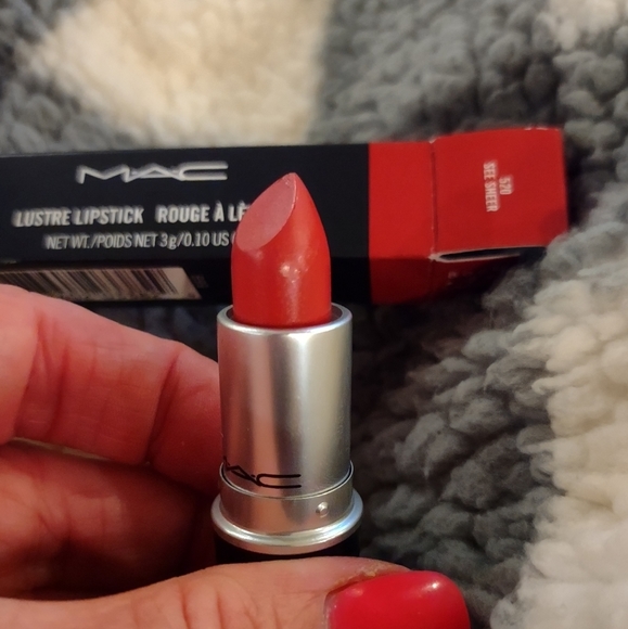 NWT MAC Lustre lipstick - SEE SHEER color - Picture 1 of 2